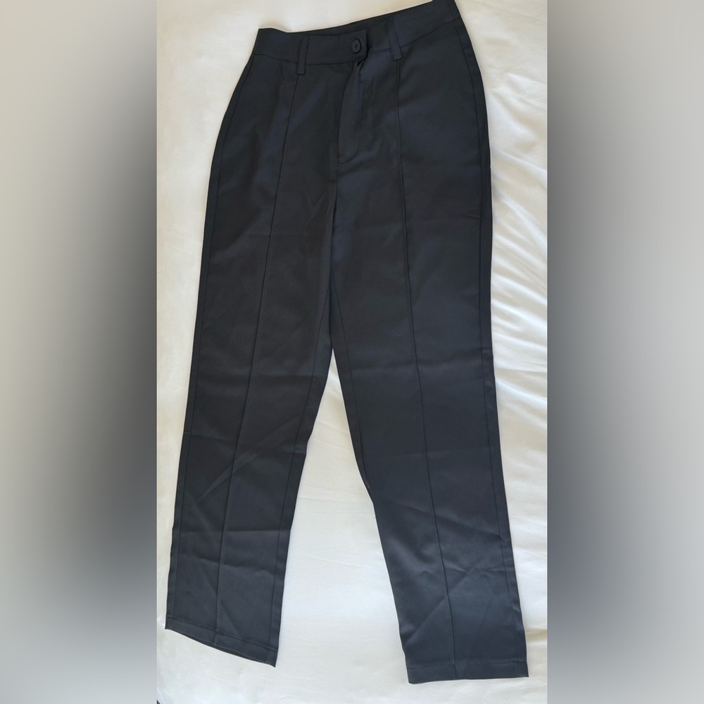 Women's Straight Leg Curvy Black Dress Pants